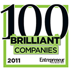 Entrepreneur Magazine — 100 Brilliant Companies, 2011